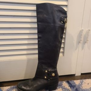 Tall moto boot